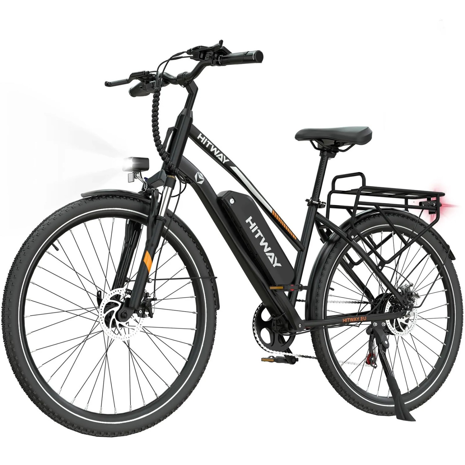 HITWAY E-Bike BK27S 28 Zoll 13Ah Akku Reichweite 50-100KM 250W 7-Gang APP