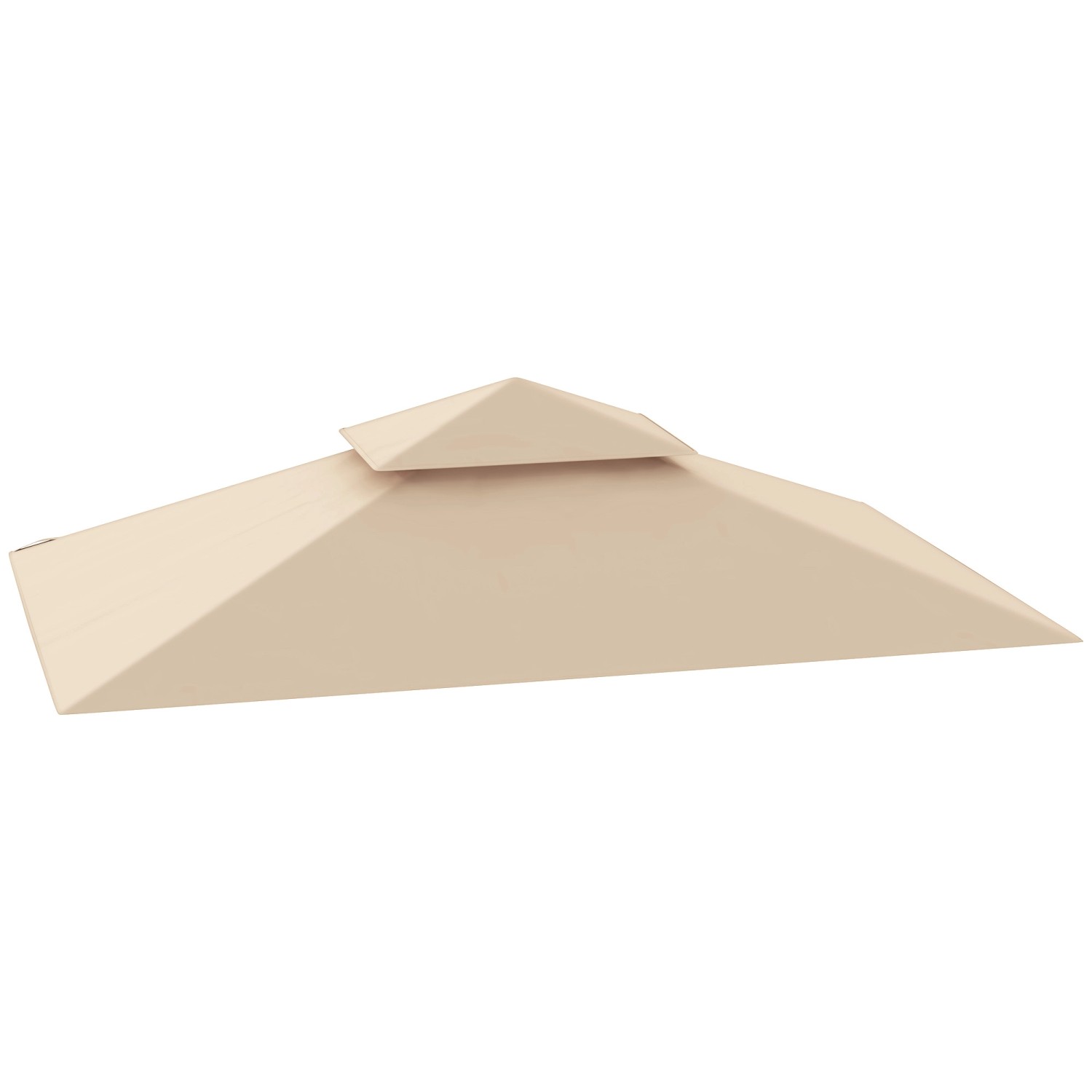 Outsunny Ersatz-Vordach Polyester Beige 244L x 152B cm