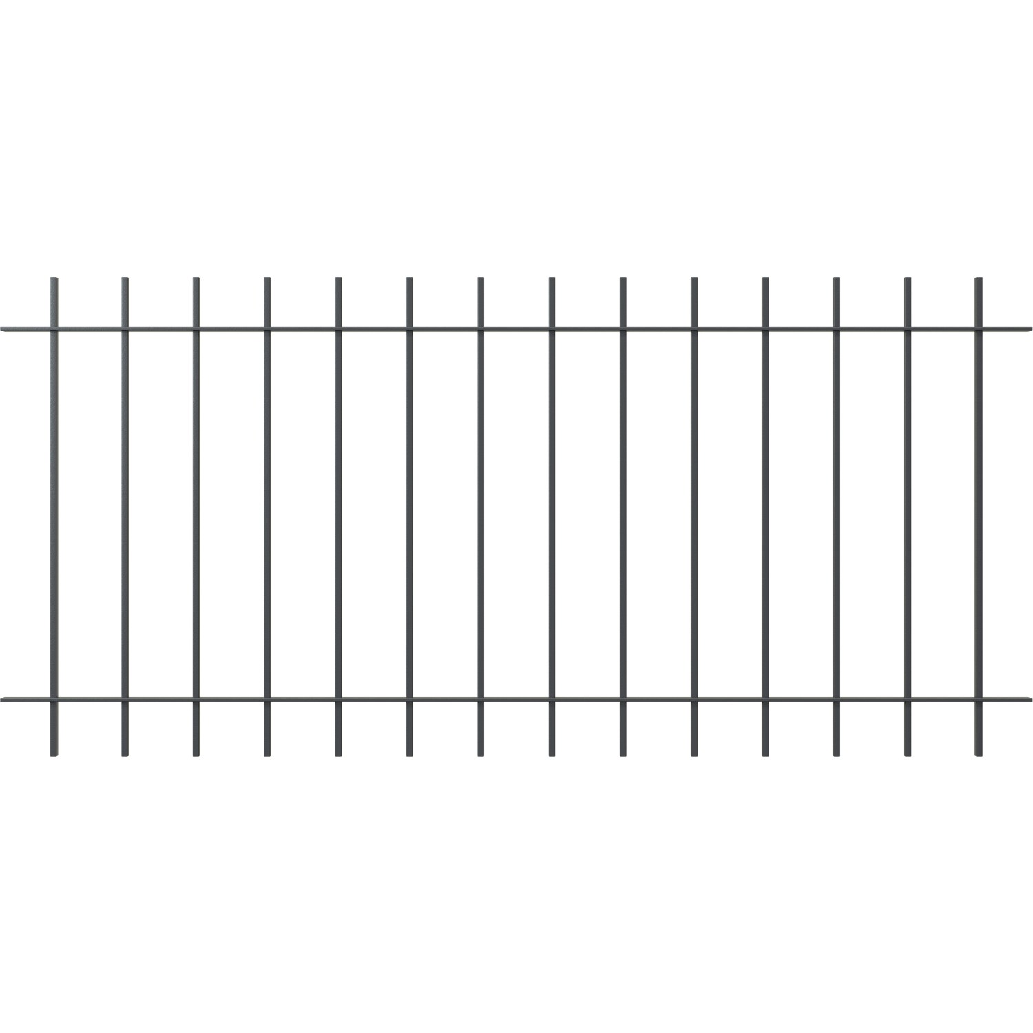 Eleo Gartenzaun Padua 96 cm x 90 cm Pulverbeschichtet DB703