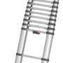 Hailo FlexLine 380 Teleskopleiter aus Aluminium, 13 Stufen, bis 150 kg belastbar.