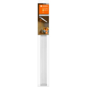 Ledvance LED-Unterbauleuchte Cabinet Slim 2er-Set, 50 cm. Niedervoltleuchte aus Aluminium mit Bewegungssensor.