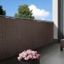 Floraworld Sichtschutz Premium Plus, 90x300 cm, dunkelbraun, als Balkonverkleidung.