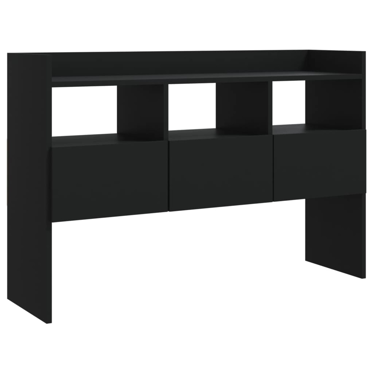 vidaXL Sideboard Schwarz 105x30x70 cm Holzwerkstoff 808378 günstig online kaufen