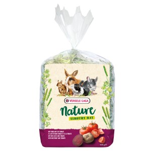 Nature Ergänzungsfutter Timothy Hay mit Rote Bete & Tomate, 500g Packung für Nager.