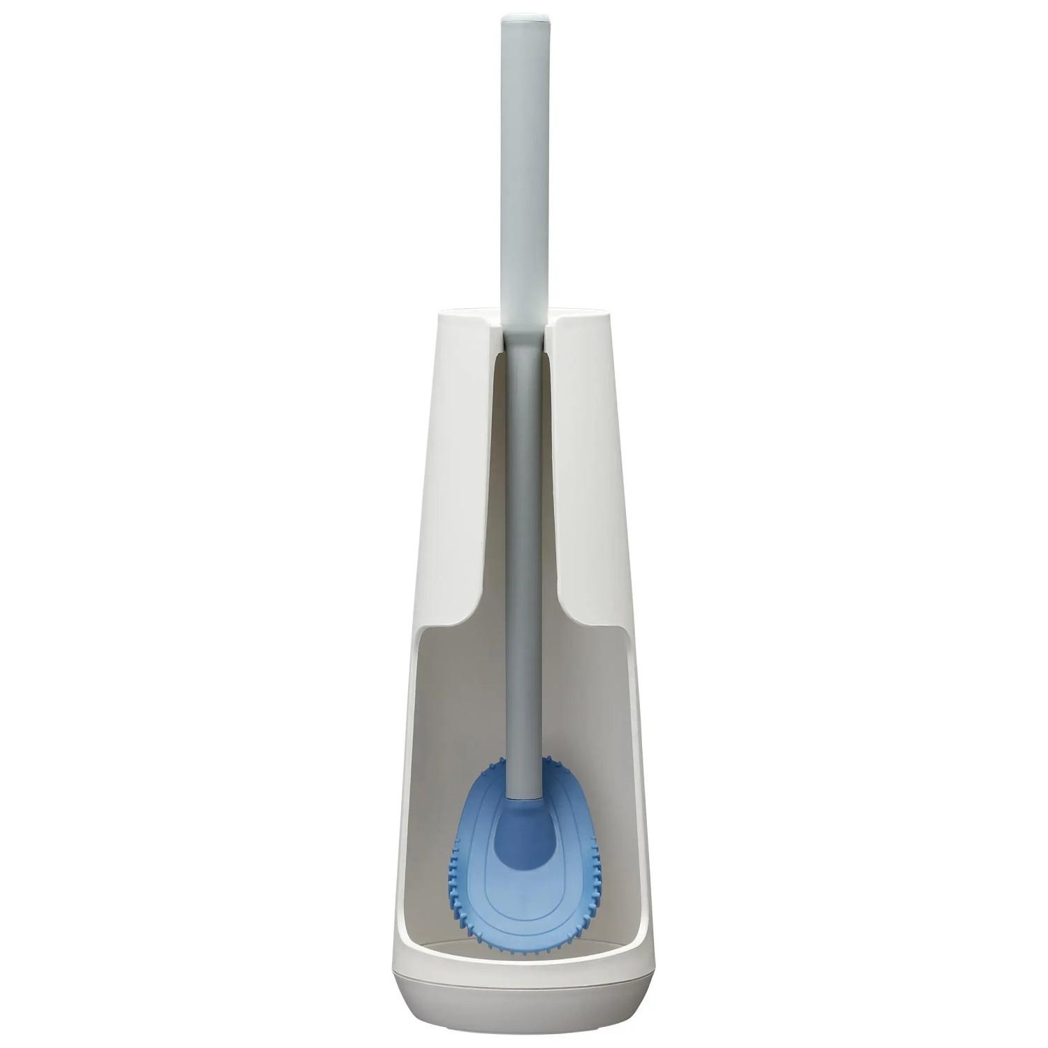 Tiger Tess WC-Bürstenhalter mit Swoop® Bürste, weiß/hellgrau.