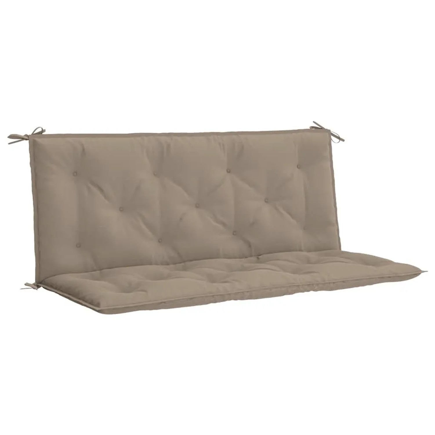 vidaXL Gartenbank-Auflage Taupe 120x50+50x7 cm Oxford-Gewebe 315012