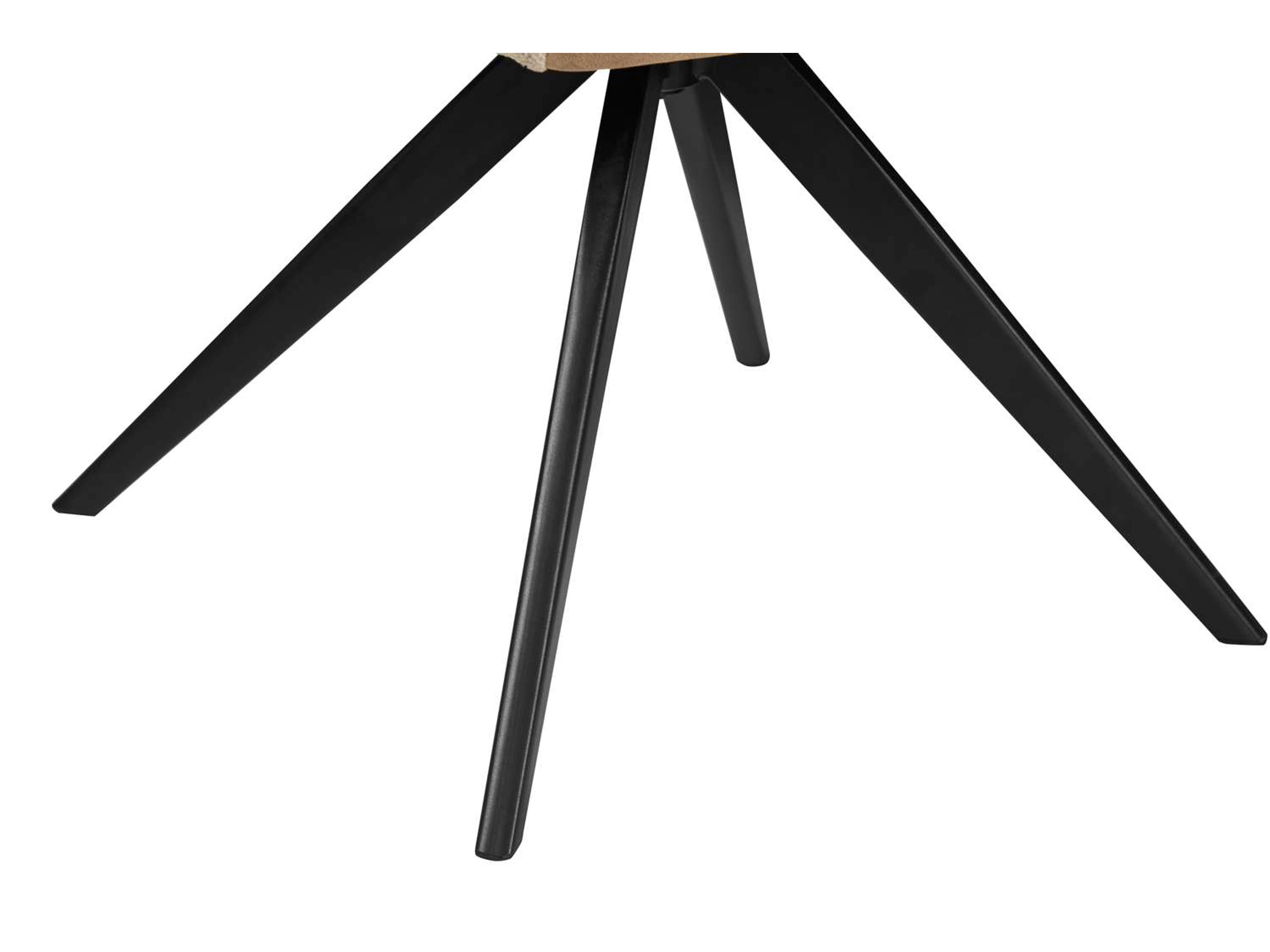 MeGusta Moderner Stuhl Drehstuhl Beige Polsterstuhl Esszimmerstuhl 