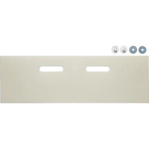 Schallschutz-Set für Waschbecken, 24x75 cm, mit Befestigungsmaterial.