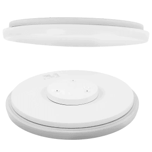 Weiße, runde LUXULA LED-Deckenleuchte, 12W, 4000K Neutralweiß, IP44 Badezimmerlampe.