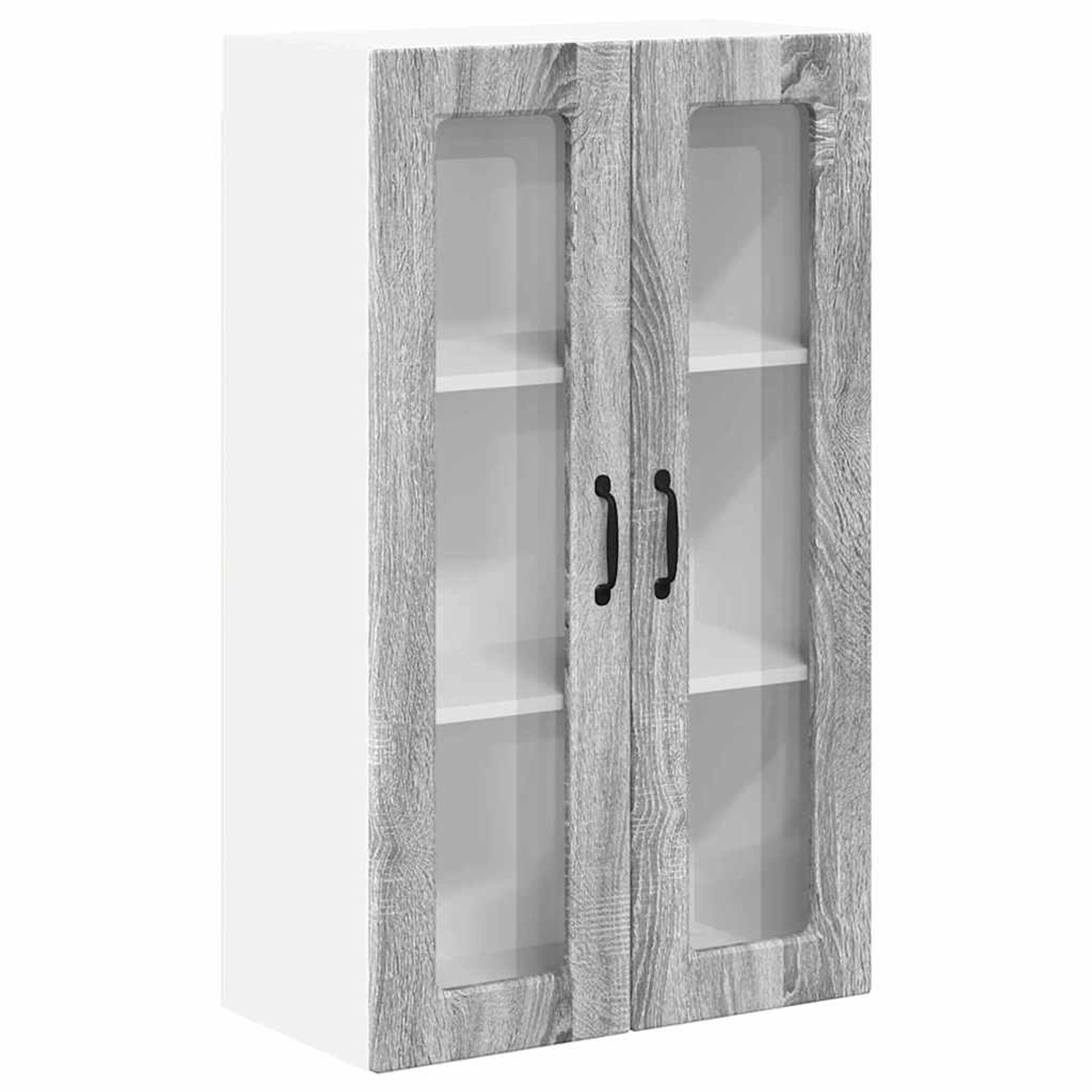 vidaXL Küchenwandschrank Graues Sonoma 60 x 31 x 100 cm Holzwerkstoff 88553 günstig online kaufen