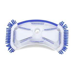 Höfer Chemie Pool Bodensauger Deluxe mit blauen Bürsten für die Poolreinigung.