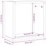 vidaXL Würfelregale 6 Stk Räuchereiche 30x15x30 cm 815881_11