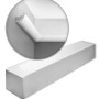 ORAC DECOR C362 LUXXUS Zierleiste, 12 Stk. Set, weiß, für indirekte Beleuchtung.