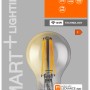 Ledvance Smart+ Filament Leuchtmittel, E27, 6W, grau. Smarte LED Lampe mit WiFi Technologie, warmweißes Licht.