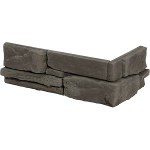 Stegu Verblender Ecke Grenada Graphit, Beton-Verblender für Innen & Außen.