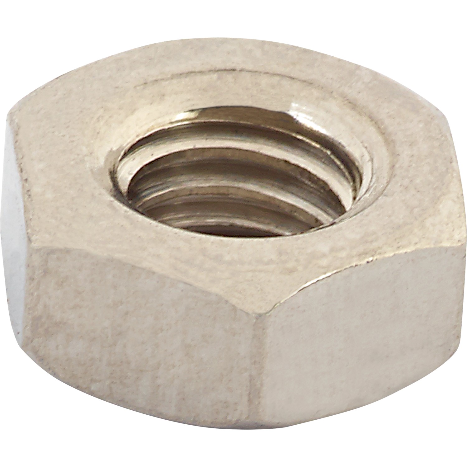 Mutter Flach M6 Außensechskant 10 mm Edelstahl A2 8 Stück