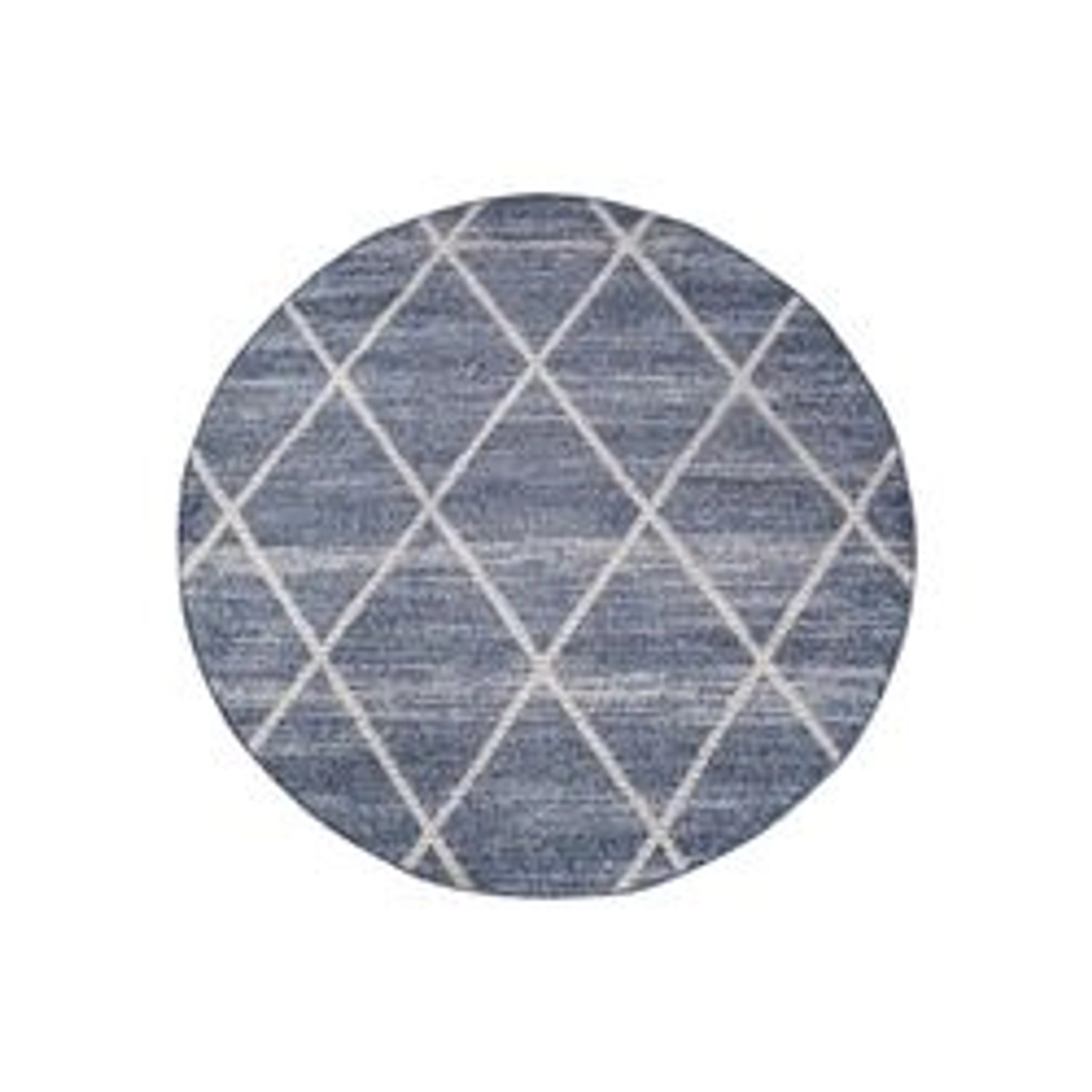 payé Teppich Frays 5 Flachflor Rund 200x200 cm Blue günstig online kaufen