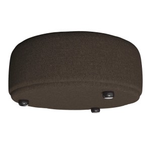 Bessagi Home Couchtisch Kira Chenille Braun / Walnuss