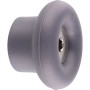 Grauer Wagner Wandhaken Hooks4home Dot, Ø 40 mm, aus Elastomer und Stahl.