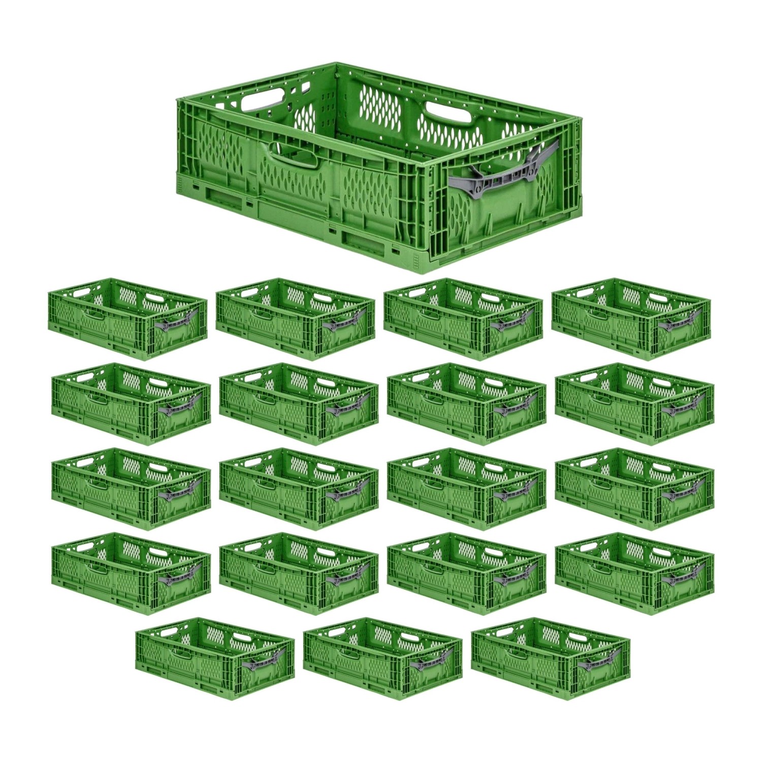 PROREGAL SuperSparSet 20x Stabile Profi-Klappbox Chameleon in Industriequal günstig online kaufen