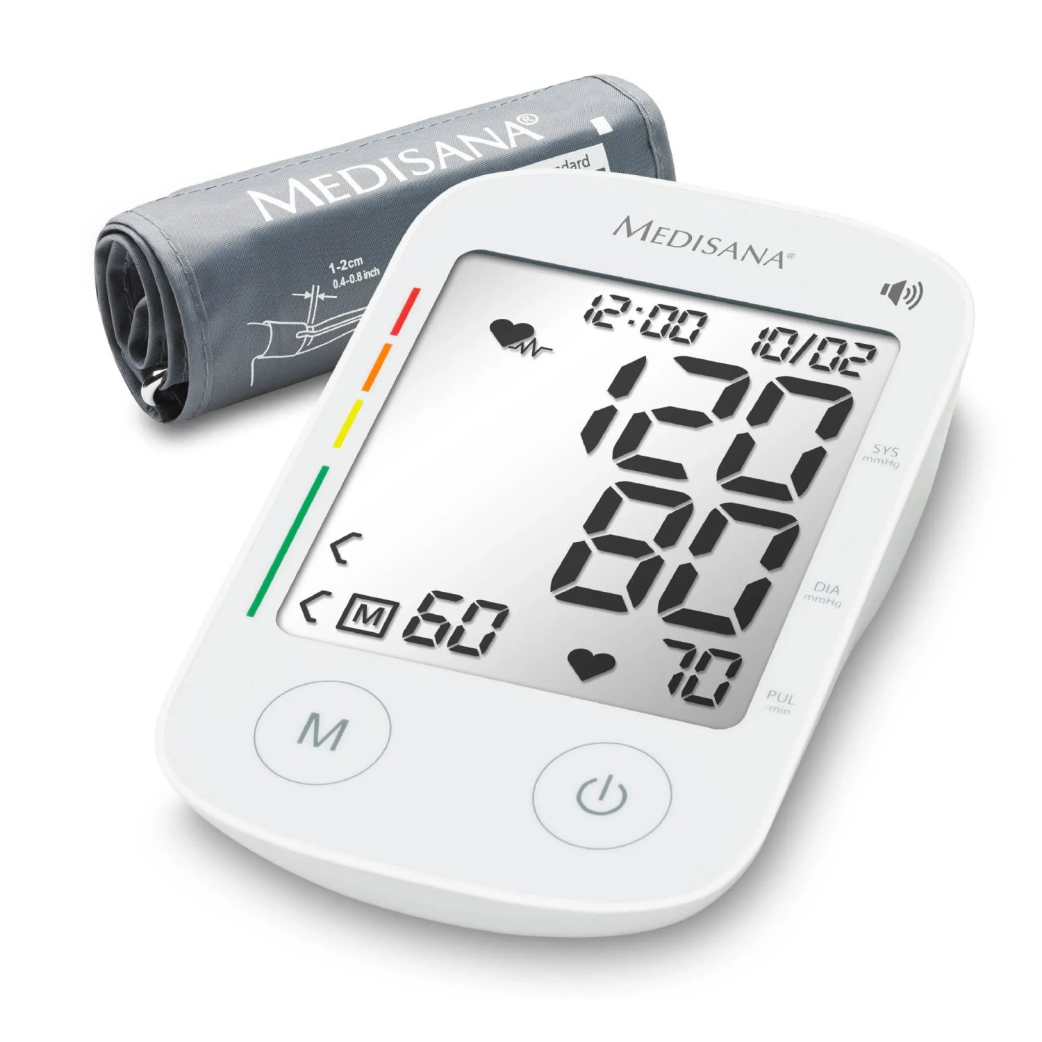 medisana BU 535 Voice Oberarm Blutdruckmessgerät Nordversion Blutdruck und Pulsmessung