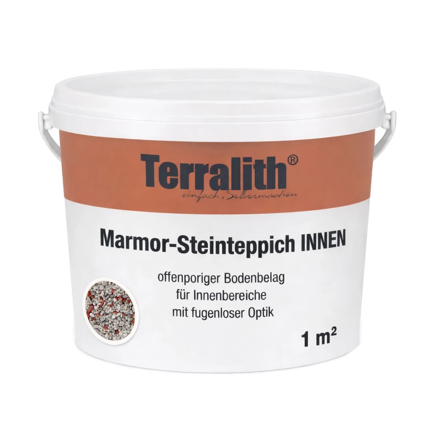 Terralith Edelsteinteppich Jaspis Nebula 1 m² Innen