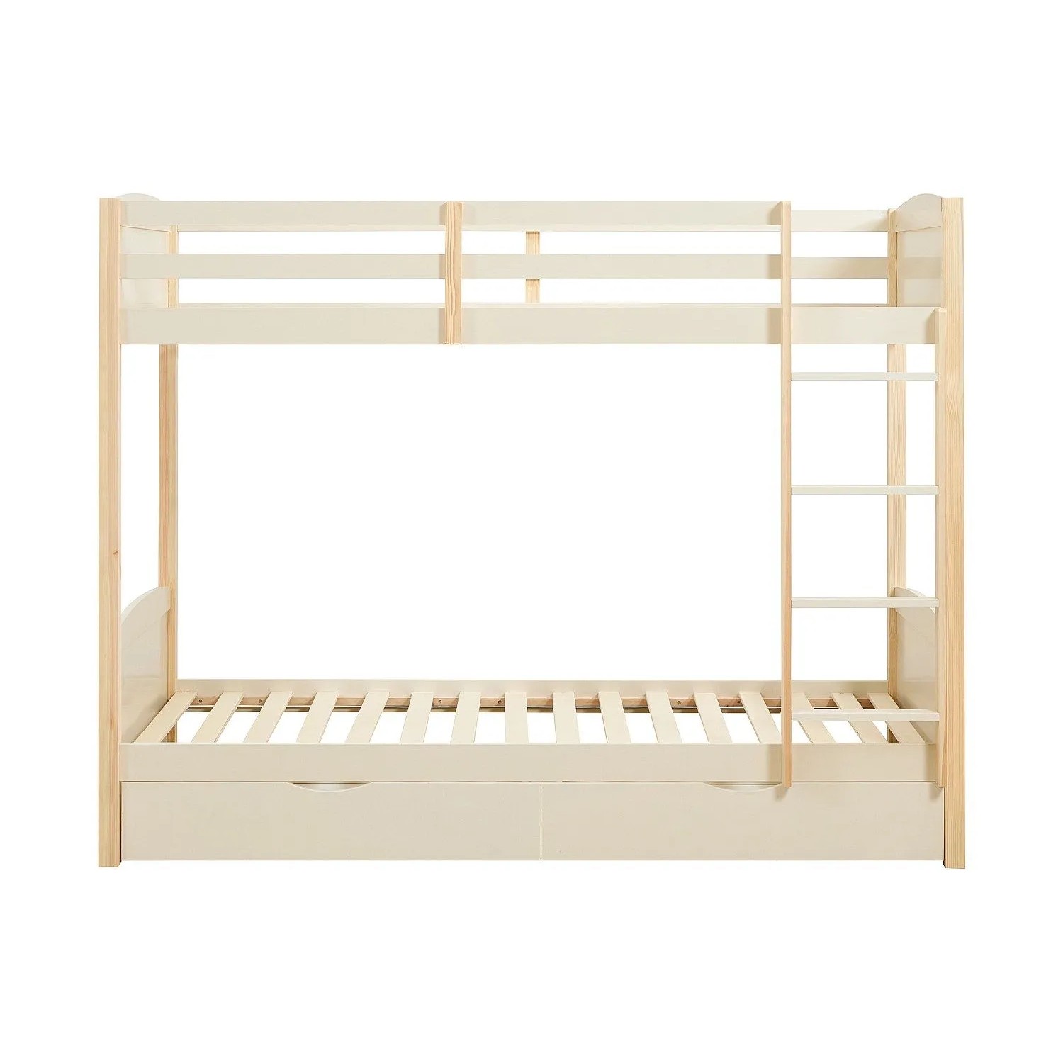 Vente-unique Etagenbett Limodara Beige 208 cm
