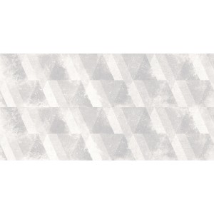 Cersanit Wandfliese Steingut Lichtgrau Decoration 30 cm x 60 cm