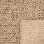 vidaXL ZIZUR Outdoor-Teppich in Jute-Optik, beige, gewebte Struktur, für Innen- & Außenbereich.