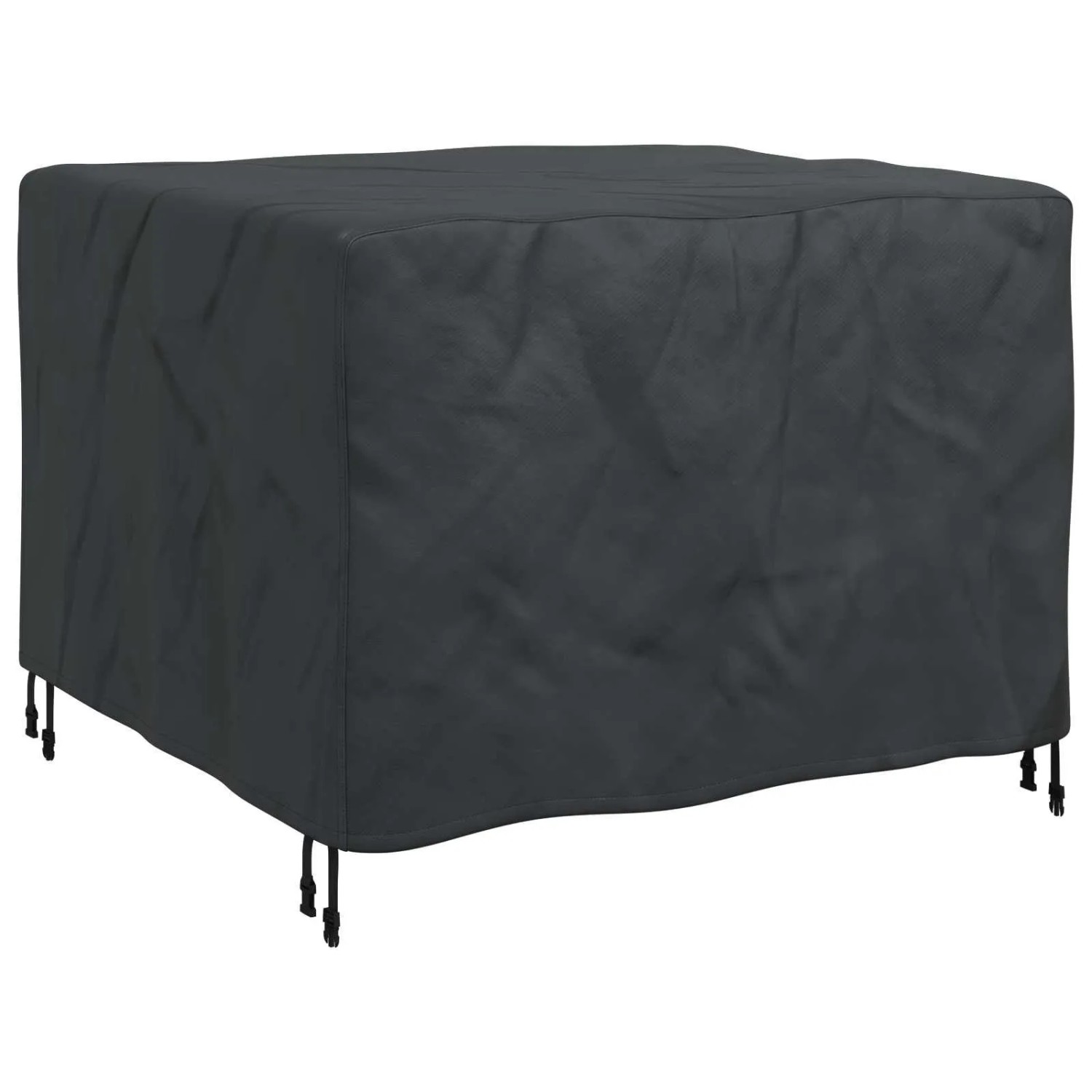 vidaXL Möbelbezug Uni Schwarz 100 x 100 x 70 cm 210D 4105705 günstig online kaufen