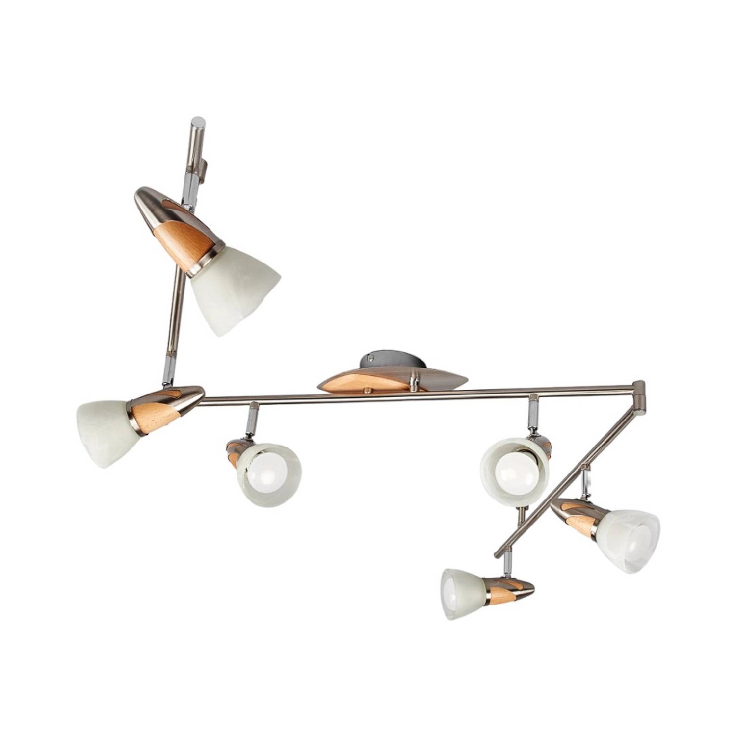 Lindby Deckenlampe Marena 9620556 Landhaus Vintage Rustikal aus Metall 6-fl günstig online kaufen