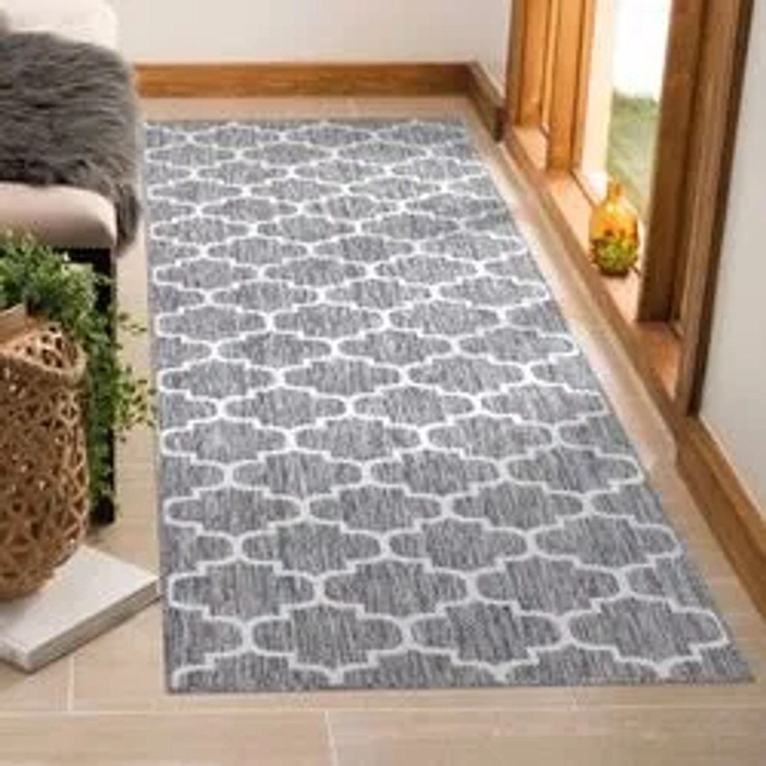 payé Outdoor Teppich Sommer 62 150x150 cm Grau kaufen bei OBI