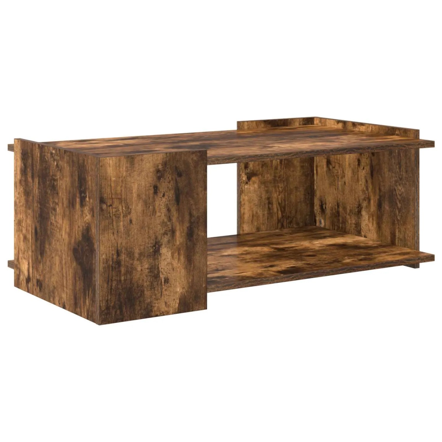 vidaXL Couchtisch Geräucherte Eiche 90 x 50 x 33 cm Holzwerkstoff 8000998