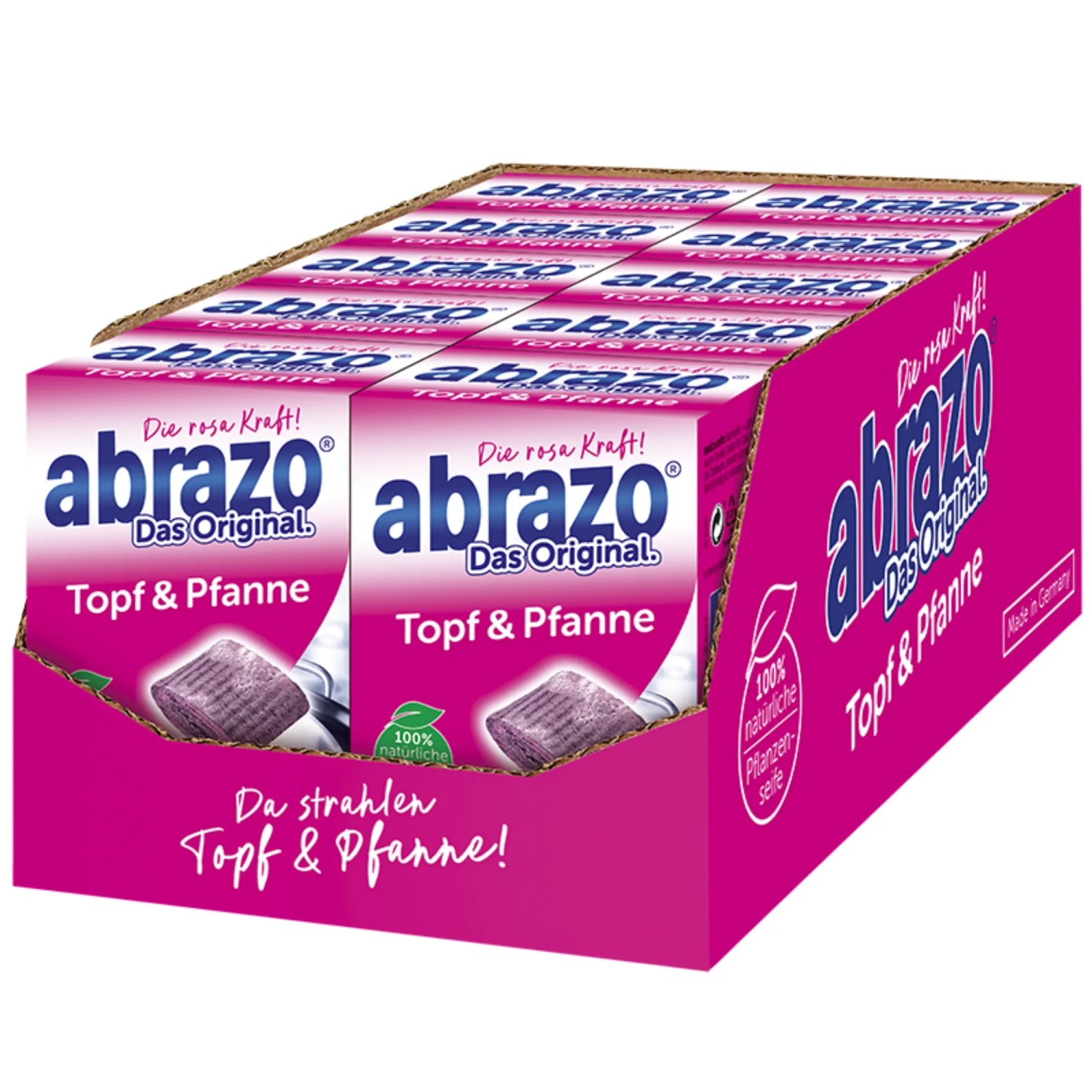 abrazo Topfreiniger Topf & Pfanne 10 x 8 Stück
