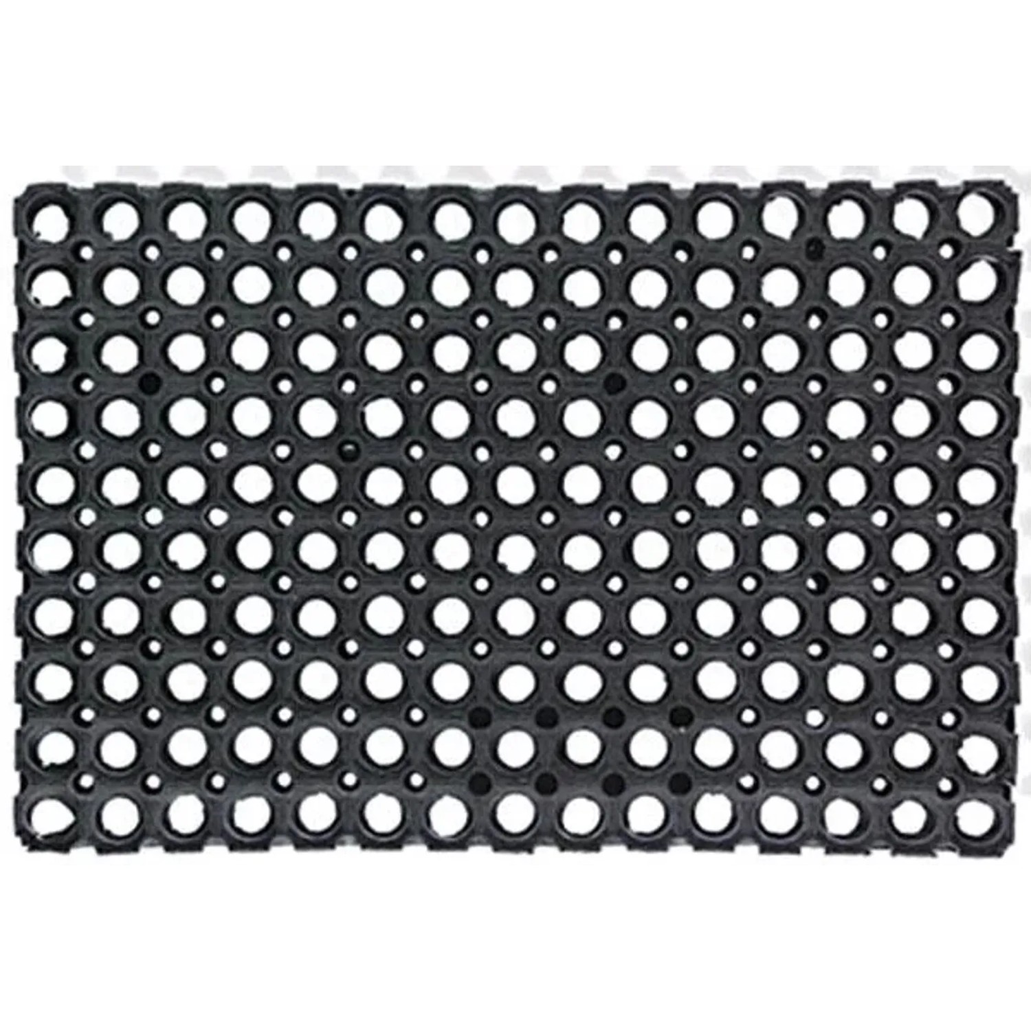 Westfalia Gummi Ringmatte Rutschfest 40 X 60 cm Schwarz