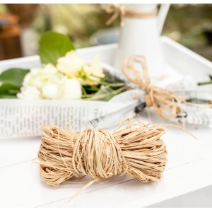 Windhager Naturbast 50g für Deko und Bastelarbeiten im Garten und Haus.