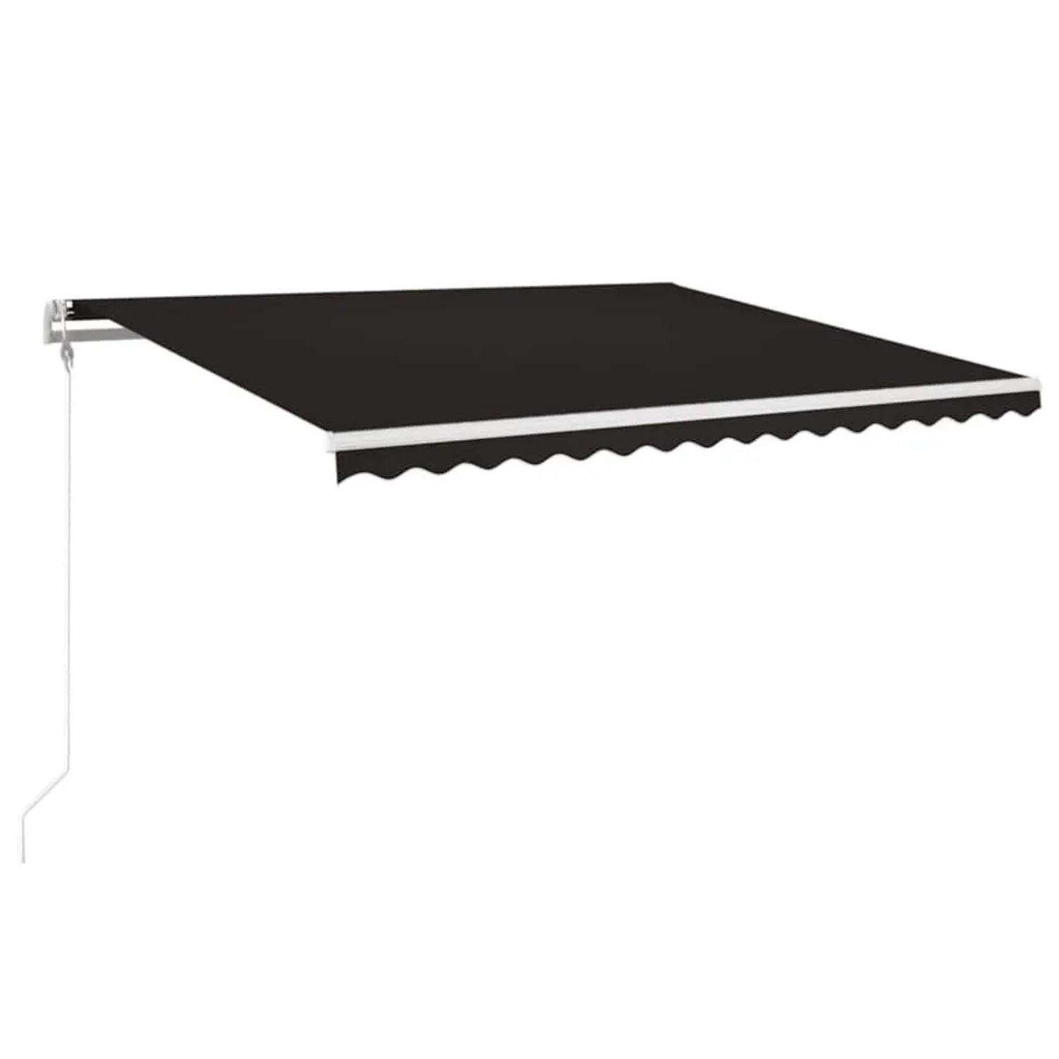 vidaXL Automatische Markise mit LED & Windsensor 400x350 cm Anthrazit 3068994