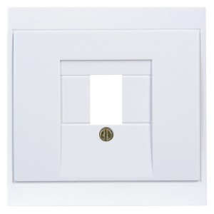 Kopp TAE-Abdeckung Malta Arktisweiß für Telefonanschlussdose.