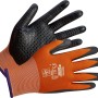LUX Allroundhandschuhe Gr. 9, orange/schwarz, Arbeitshandschuhe für Heim- und Handwerker.