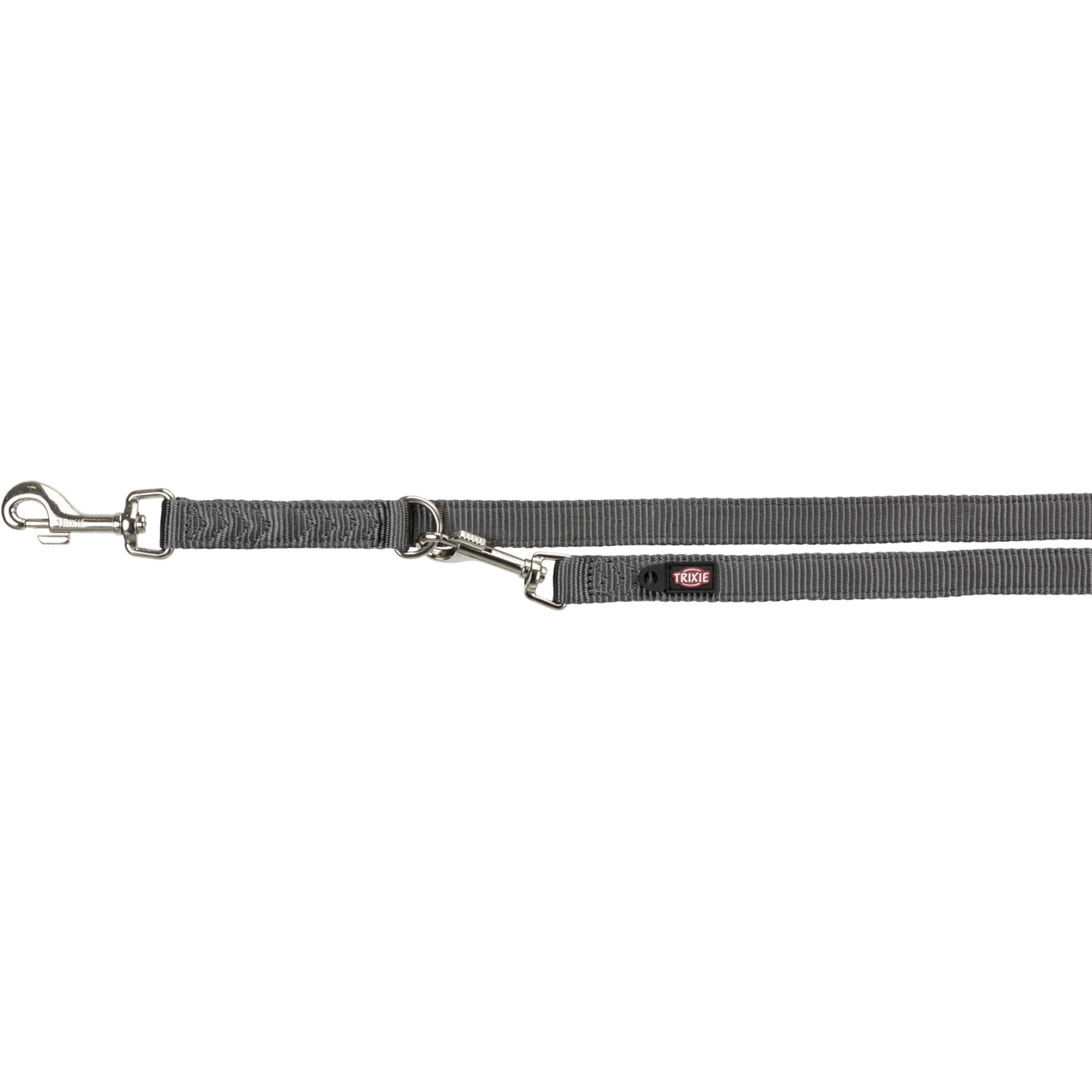 Trixie V-Leine Soft Rope, M-L, 2 m/10 mm, rot - verstellbare Hundeleine für mittelgroße & große Hunde aus gewebtem Tau, 3-Fach längenverstellbar - 1984103