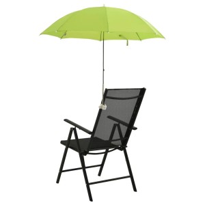 vidaXL Sonnenschirme für Campingstühle 2 Stk. Grün 105 cm 47935
