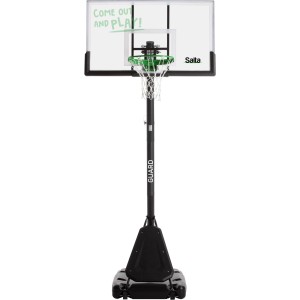 Salta Basketballständer Guard, 139x371cm, mit Polycarbonat Rückwand und verstellbarer Höhe.