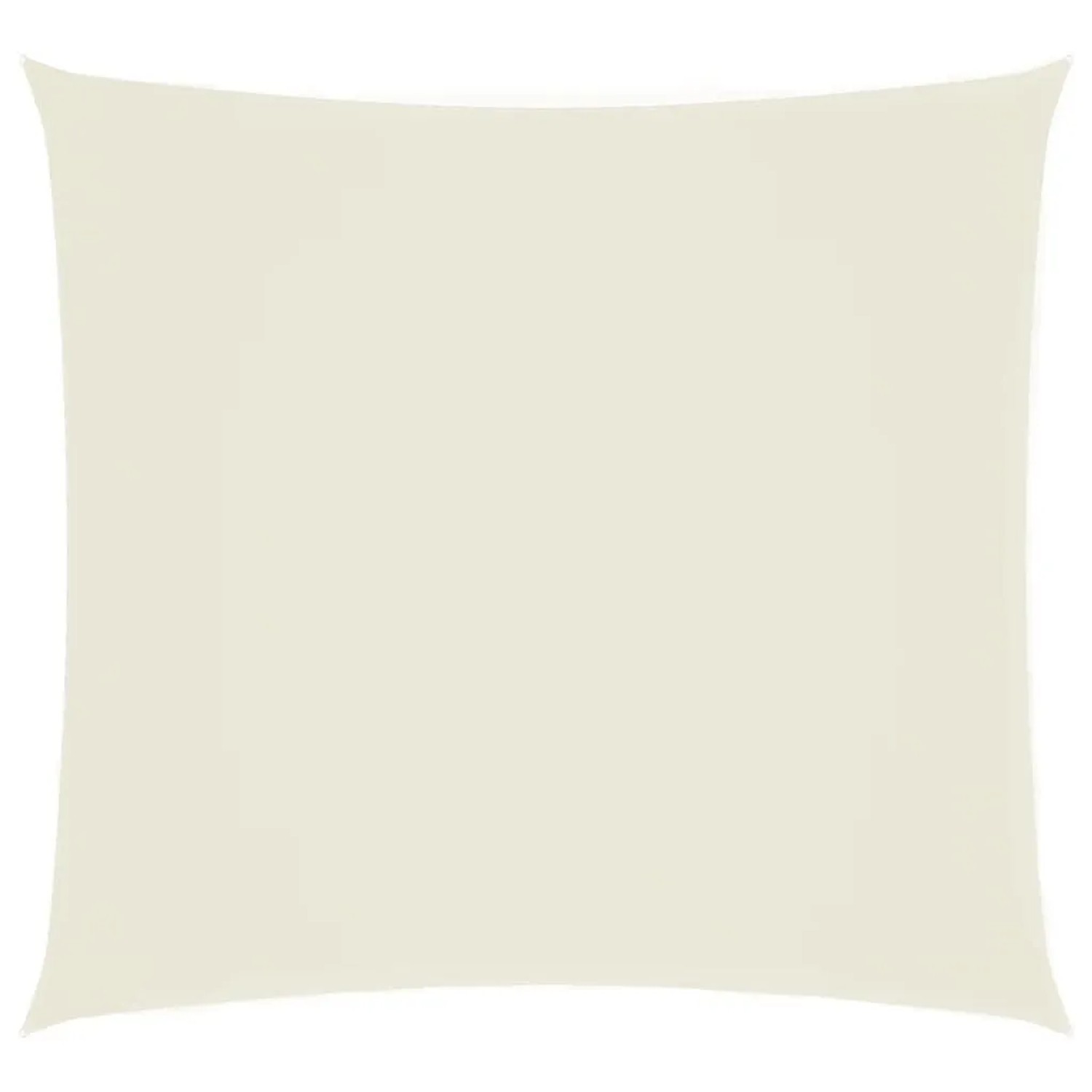 vidaXL Sonnensegel Oxford-Gewebe Quadratisch 4x4 m Creme 135194
