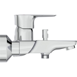 Ideal Standard Connect Air Wannenarmatur AP Chrom, Aufputz-Badarmatur für die Wandmontage.
