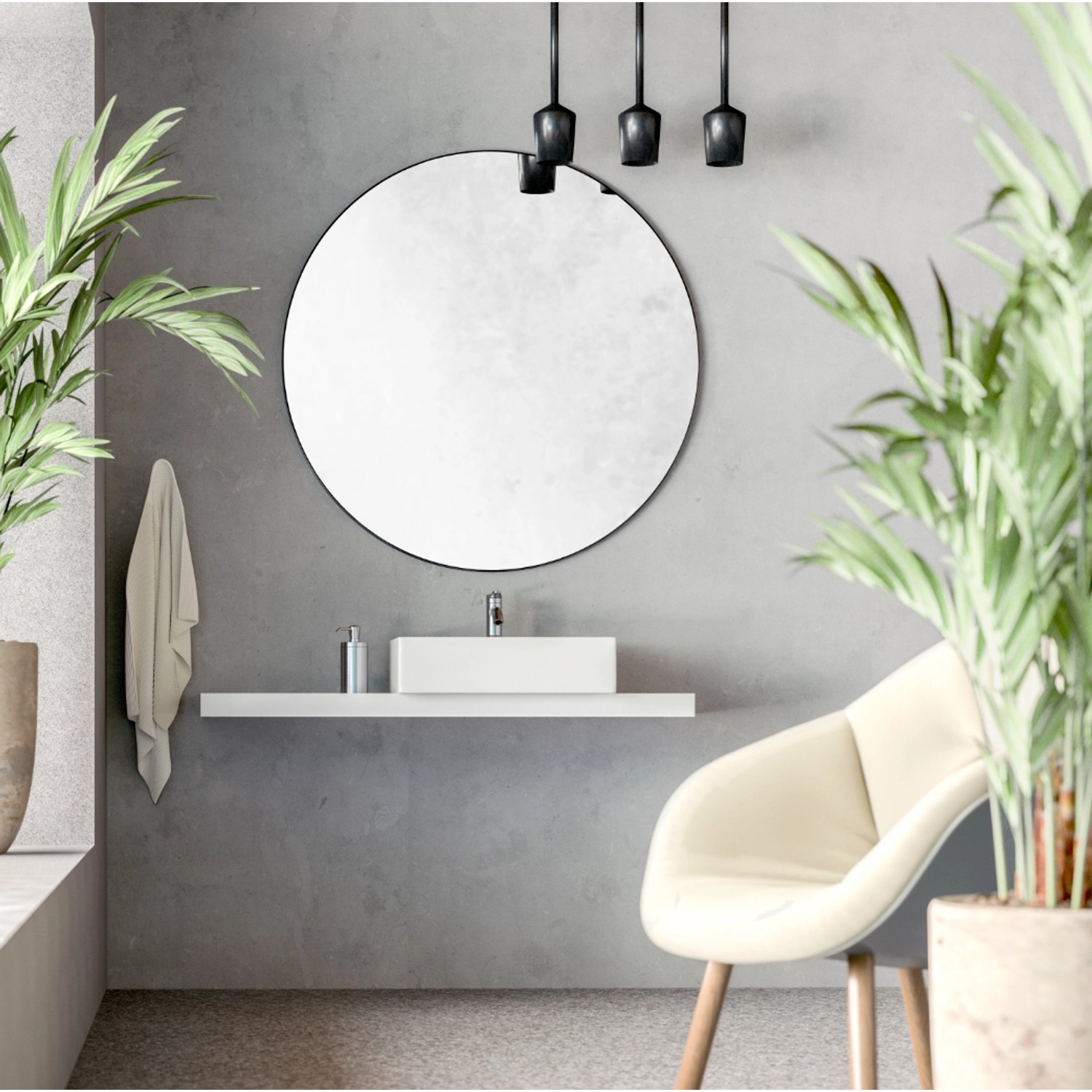 Nordholm Paneel Splash Board Signature 2800 x 1230 x 4 mm Cement