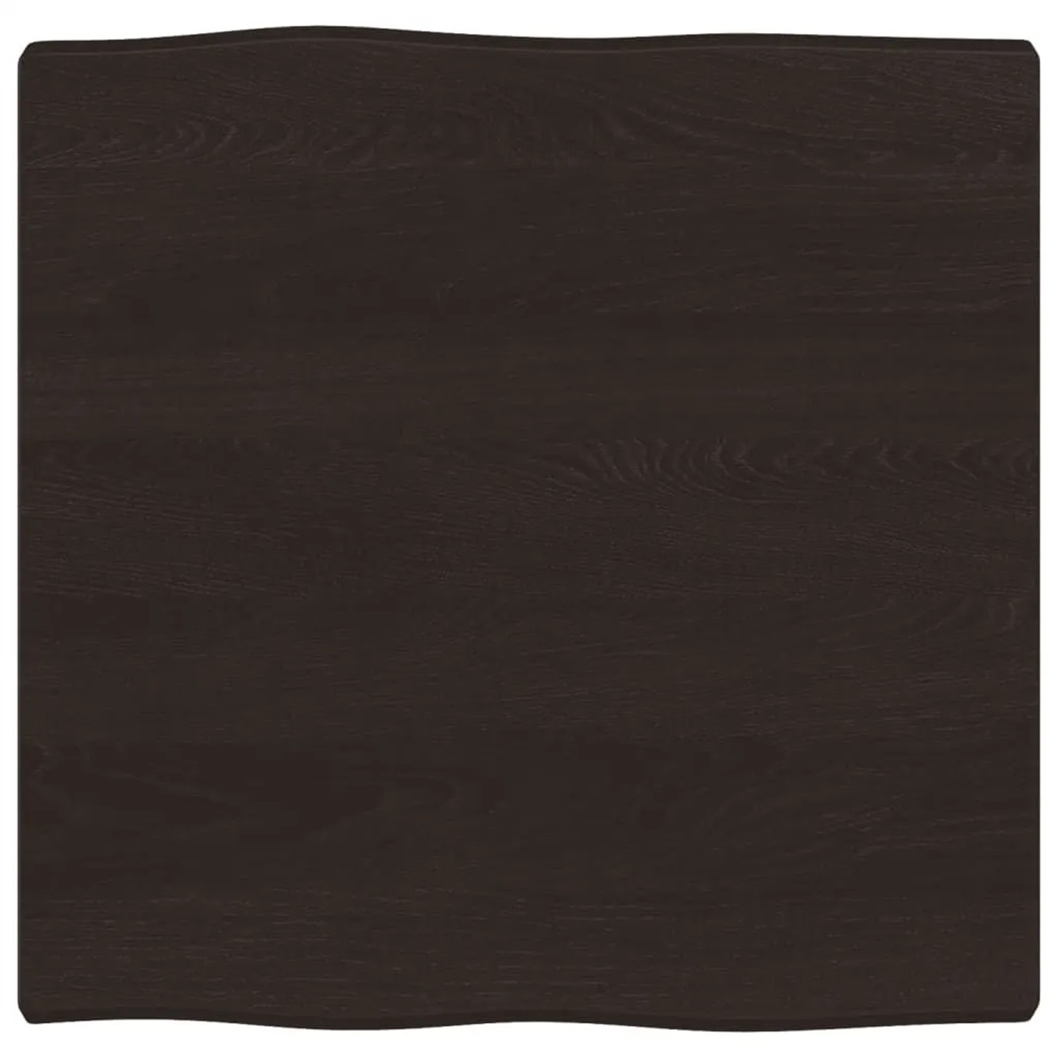 vidaXL Tischplatte 60x60x2-4 cm Massivholz Behandelt Baumkante 364002
