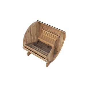 Fjordholz Fass-Sauna Modell Ergonomic 180 Fichte
