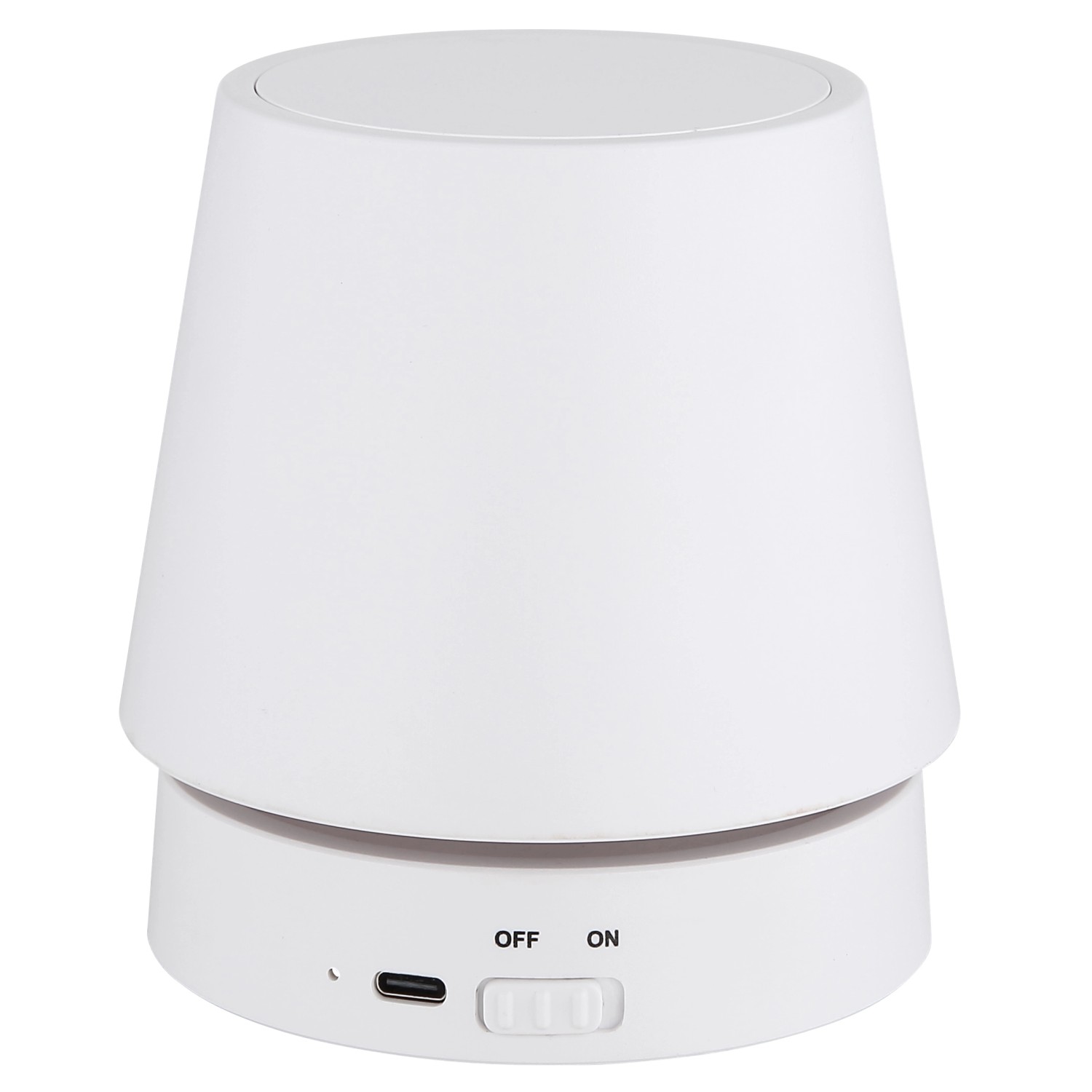 Dimmbare Globo LED-Tischleuchte Carlos, 28 cm, weiß matt, mit Touch-Funktion.