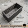 BigDean Pflanzkasten 80L 80 x 36 x 35 cm Ablaufboden Winterfest Pflanzkübel_5