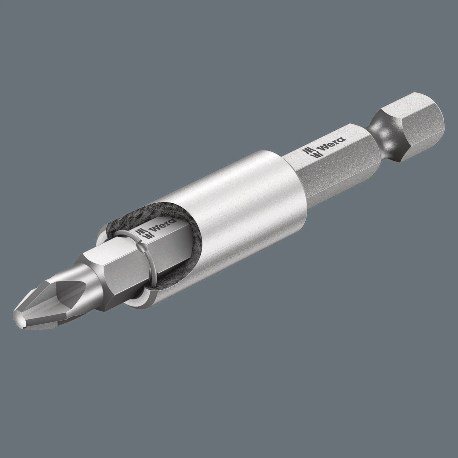 Wera Bit Check Universal: Bithalter mit Bit, ideal für Schraubarbeiten.